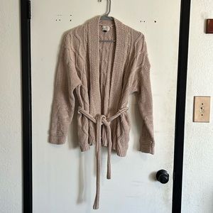 Universal Thread Blush Cable Knit Cardigan